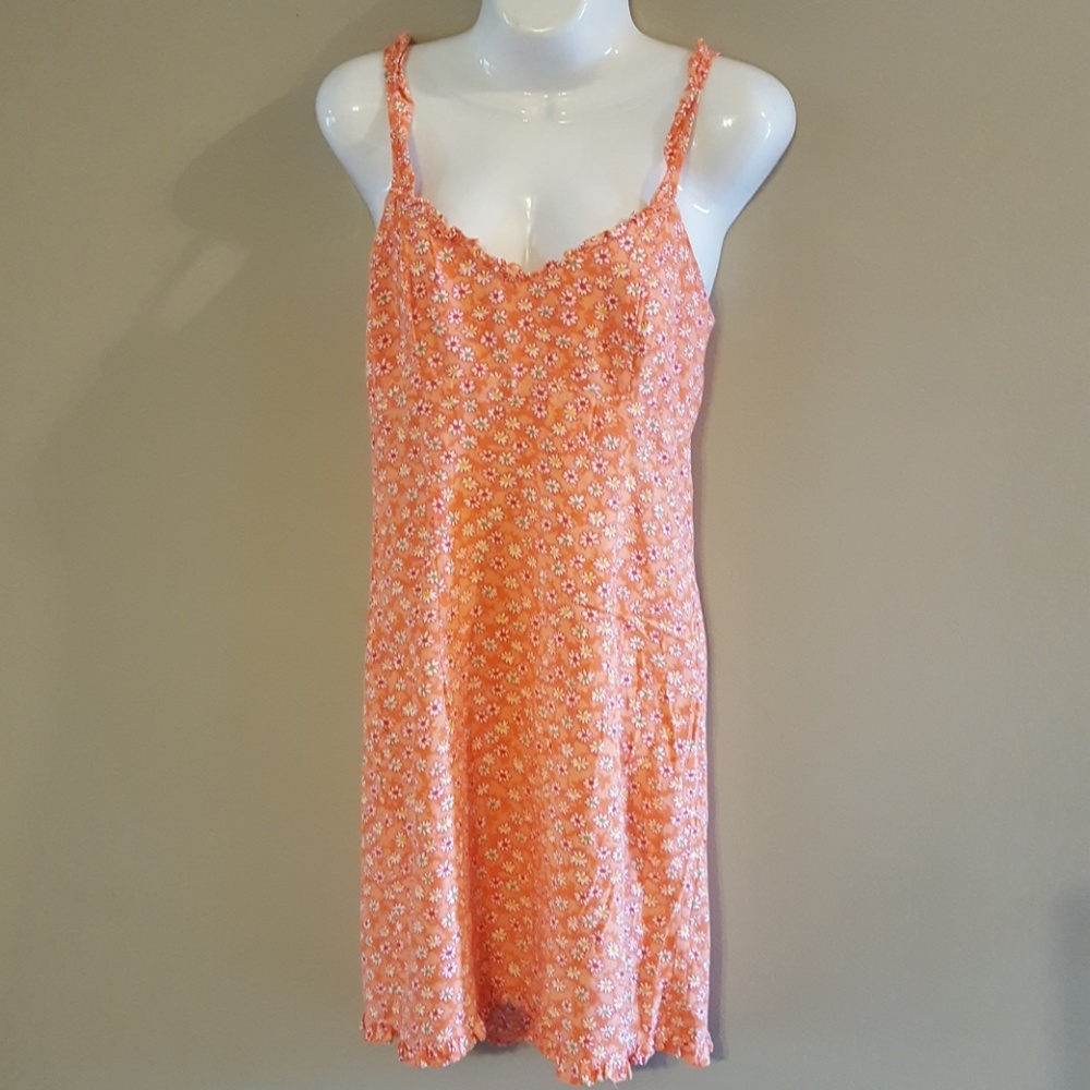Orange light,  summer dress
